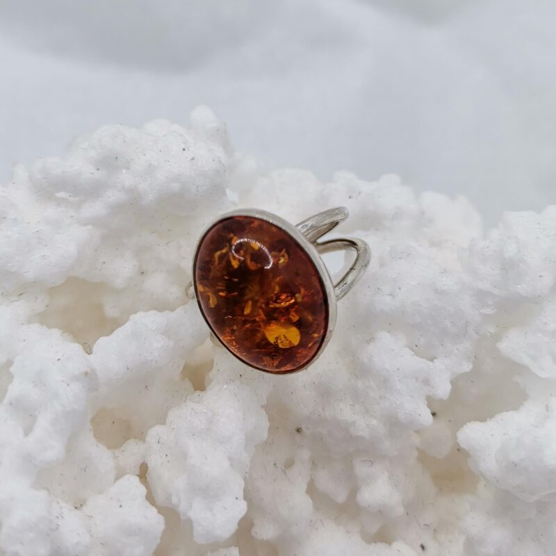 ANILLO AMBAR OVALADO 2 CM
