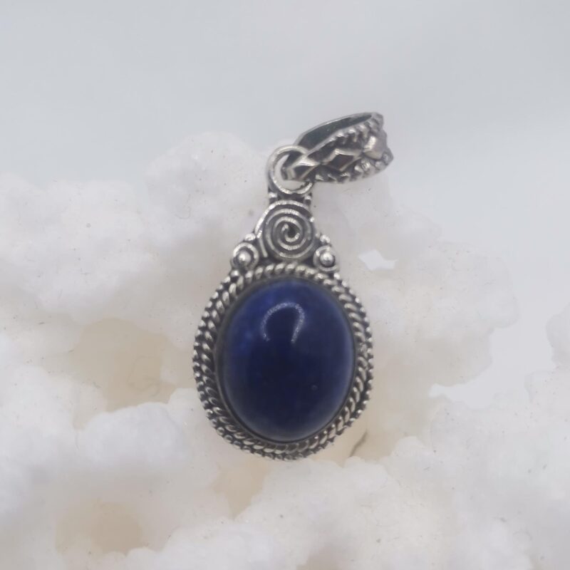 COLGANTE PLATA LAPISLAZULI LABRADO 35