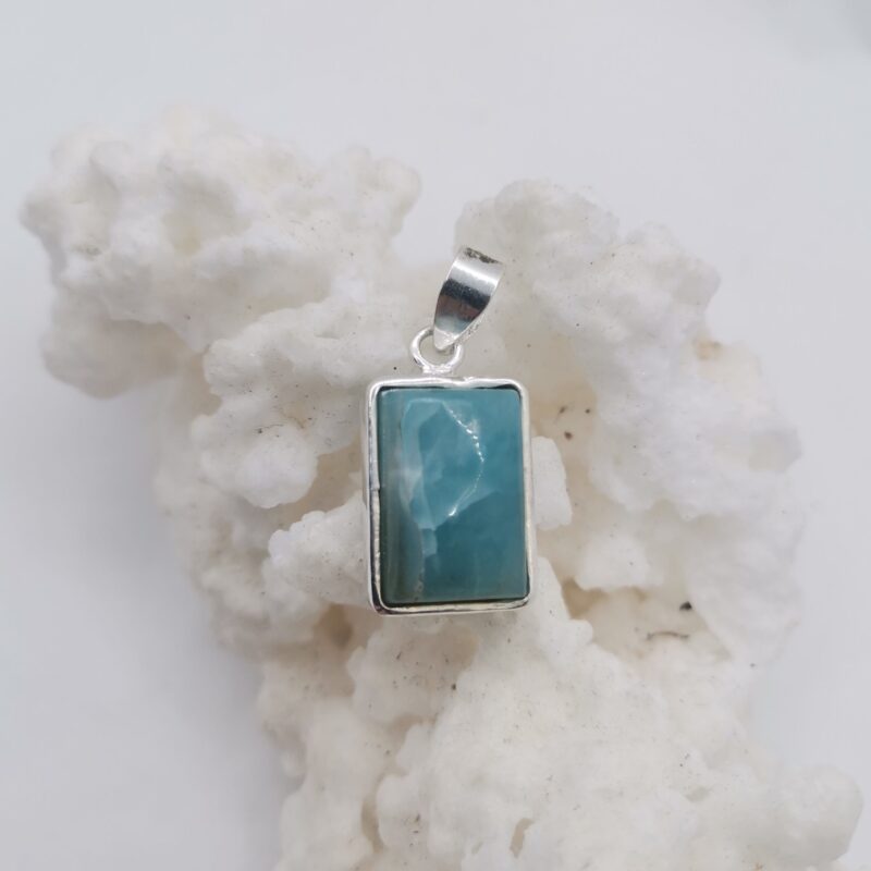 COLGANTE PLATA LARIMAR RECTANGULAR