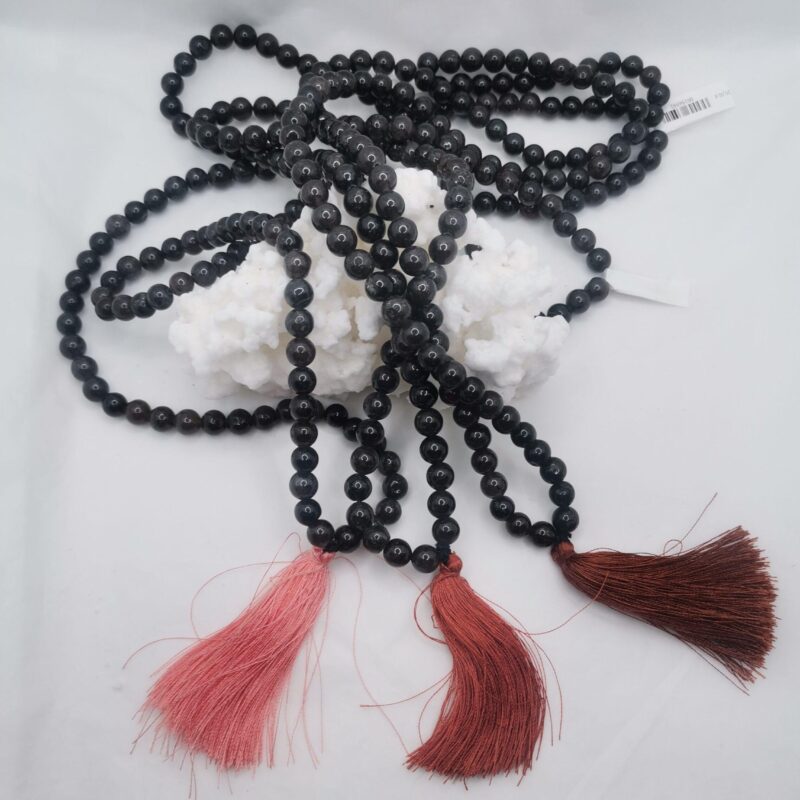 COLLAR JAPA MALA MINERAL AGATA MUSGOSA