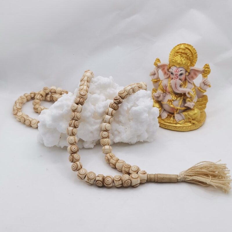 COLLAR JAPA MALA HUESO DE YAK 108 CUENTAS
