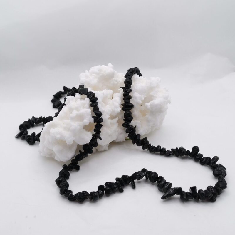 COLLAR MINERAL OBSIDIANA NATURAL
