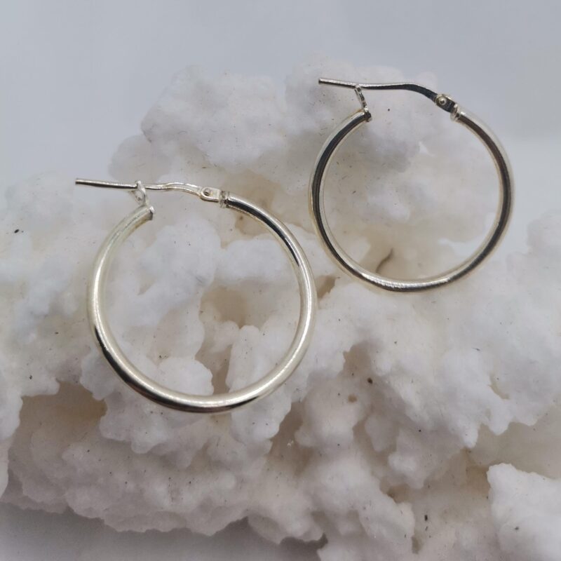 PENDIENTES ARO PLATA 25