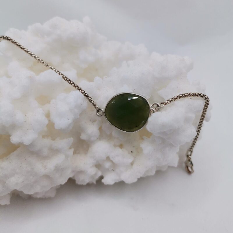PULSERA MINERAL CUARZO VERDE 35