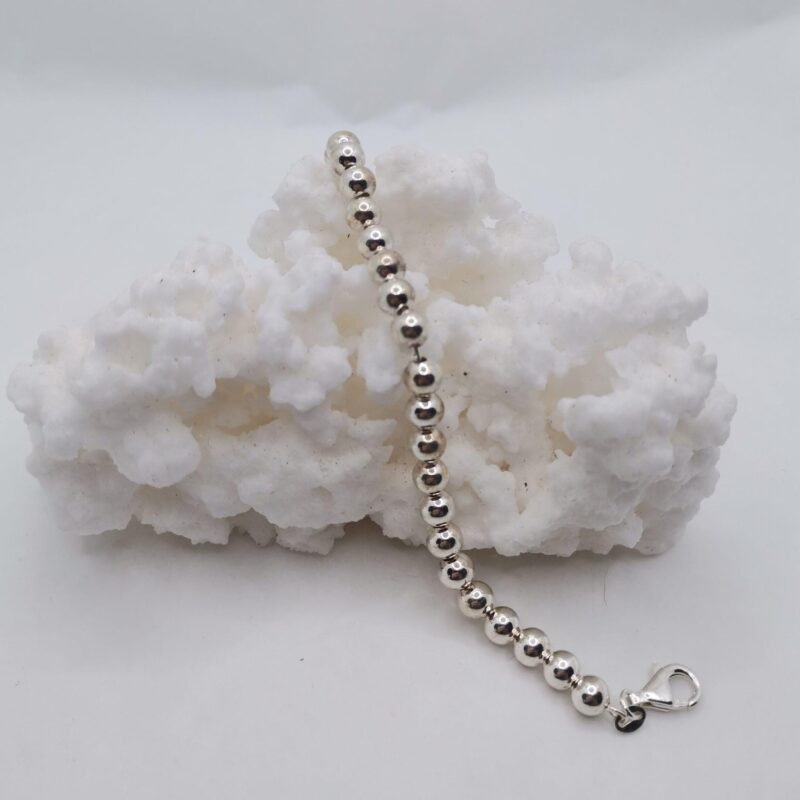 PULSERA PLATA BOLAS GRANDES
