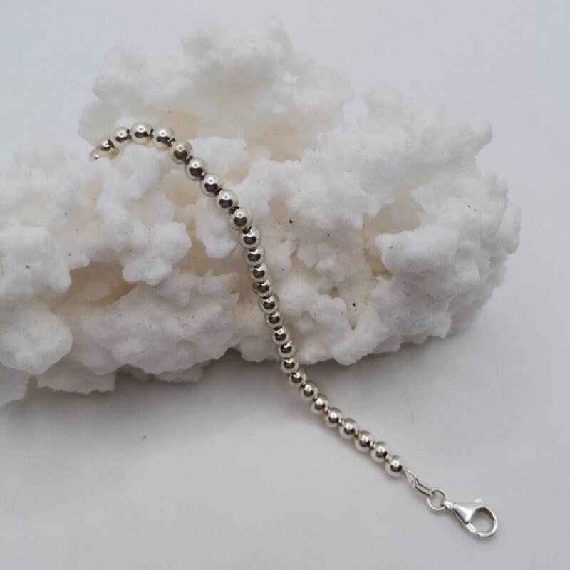 PULSERA PLATA BOLAS PEQUEÑAS