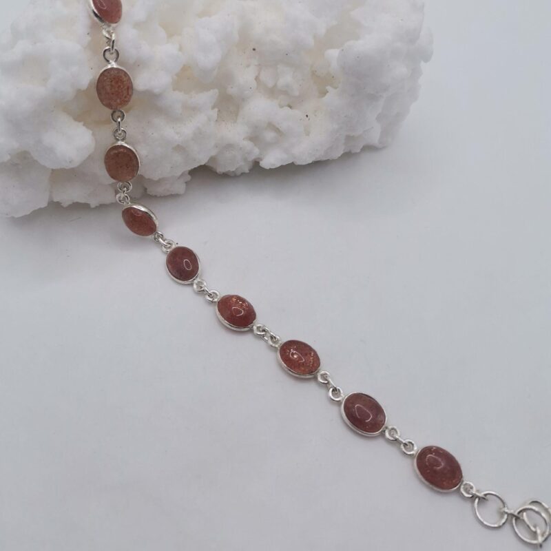 PULSERA PLATA PIEDRA SOL