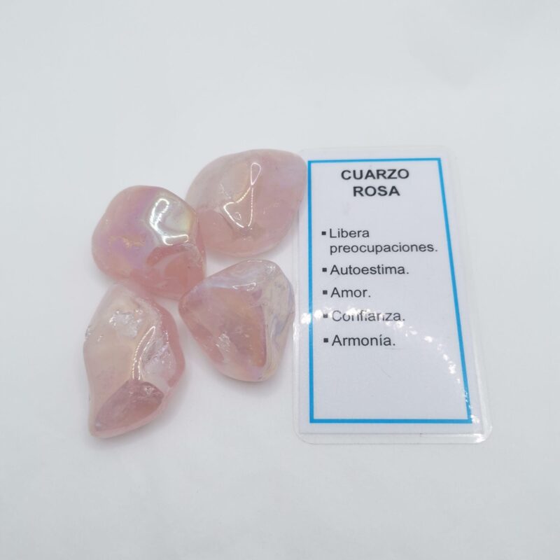 RODADO CUARZO ROSA AQUA AURA 5