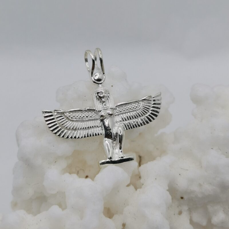 COLGANTE DIOSA EGIPCIA ISIS PLATA