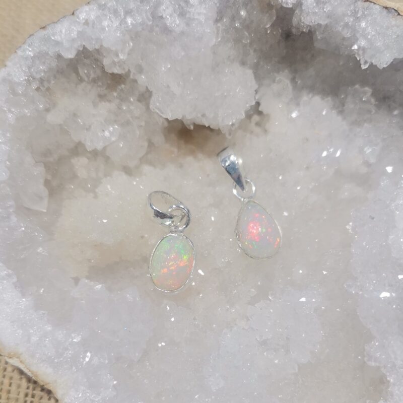 COLGANTE OPALO ETIOPIA PLATA