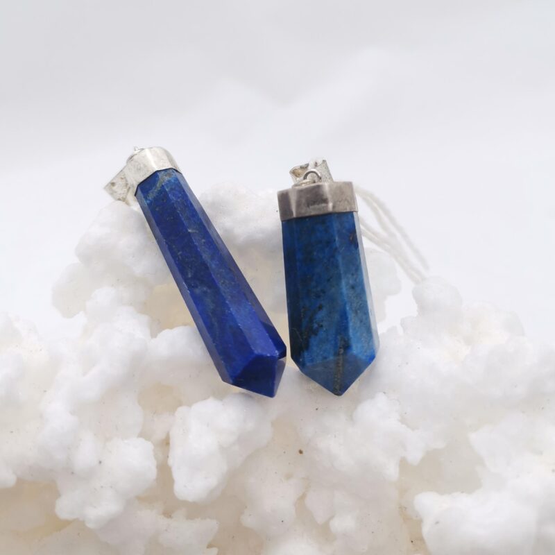 COLGANTE PUNTA DE LAPISLAZULI Y PLATA 20