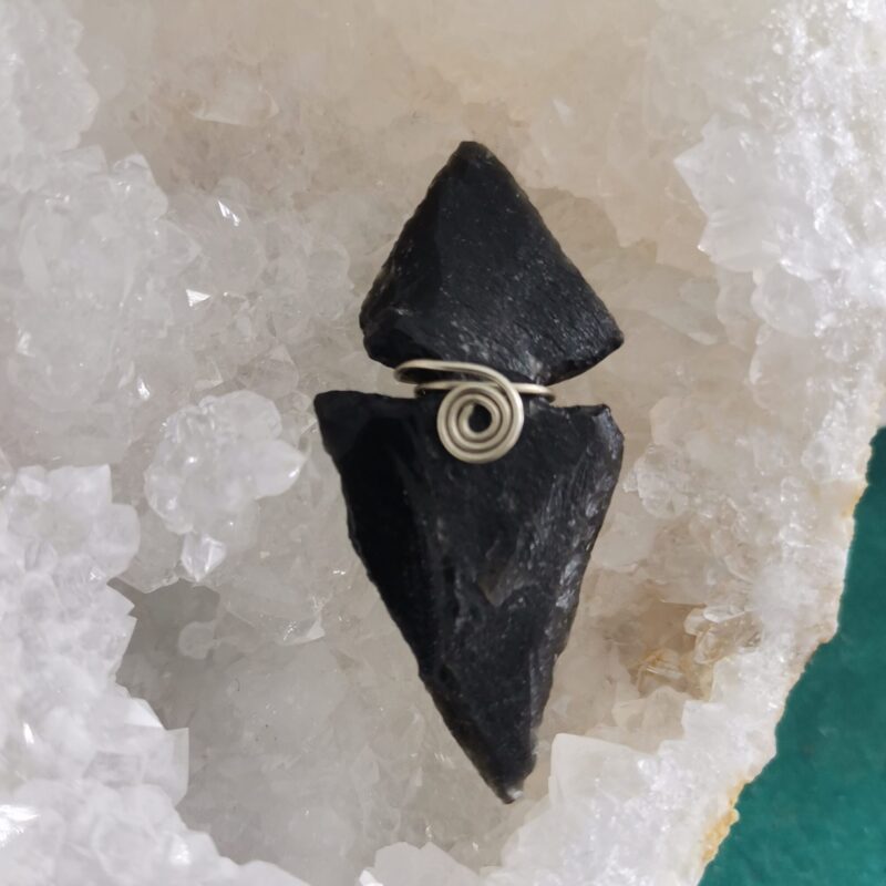 COLGANTE PUNTA NATURAL DE OBSIDIANA