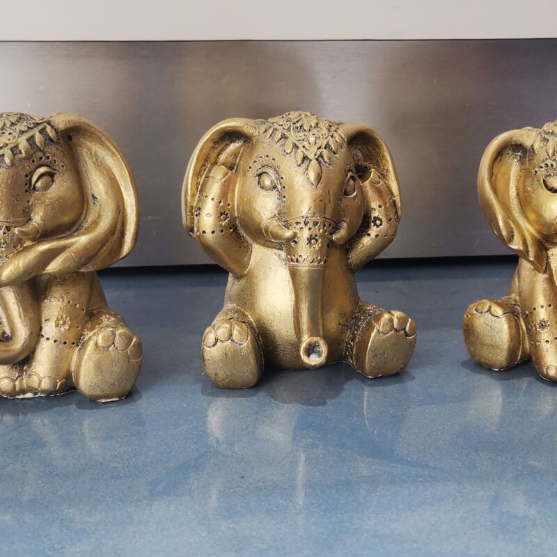 ELEFANTE DORADO VER, OIR Y CALLAR