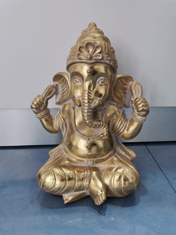 FIGURA GANESHA DORADA