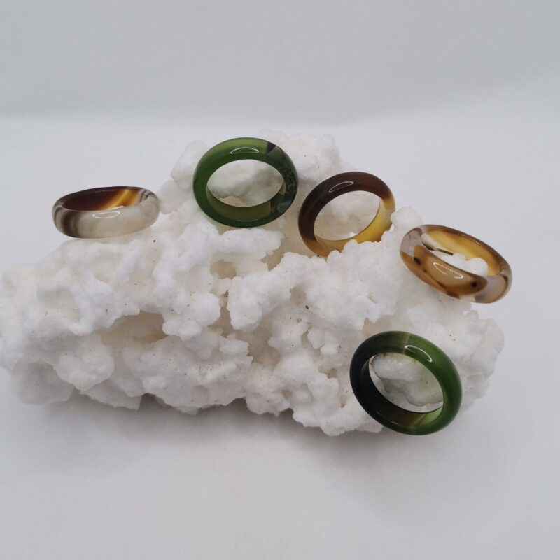 ANILLO MINERAL VARIADO COMPLETO