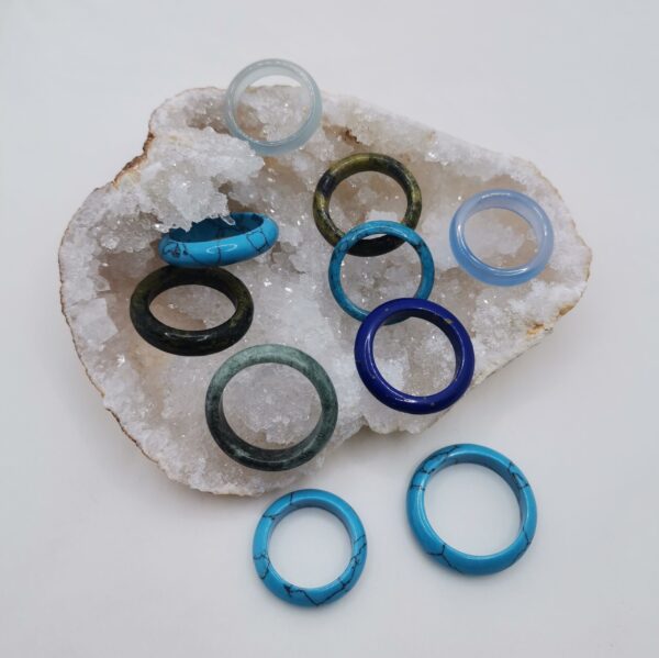 ANILLO MINERAL VARIADO COMPLETO - Imagen 3
