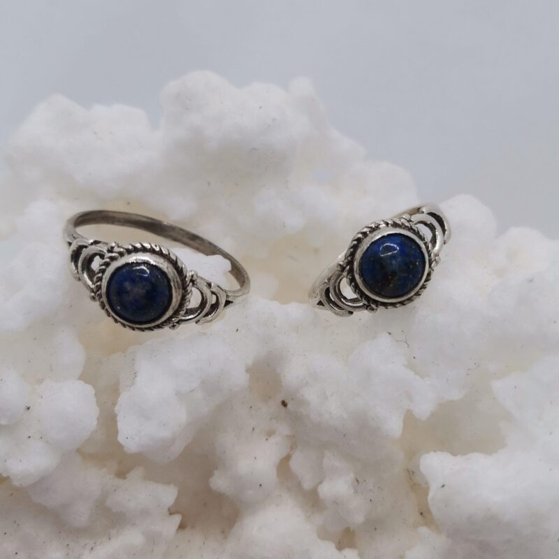ANILLO PLATA LAPISLAZULI REDONDO 35