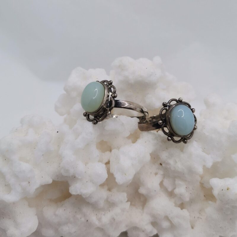 ANILLO PLATA OPALINA FLOR 35