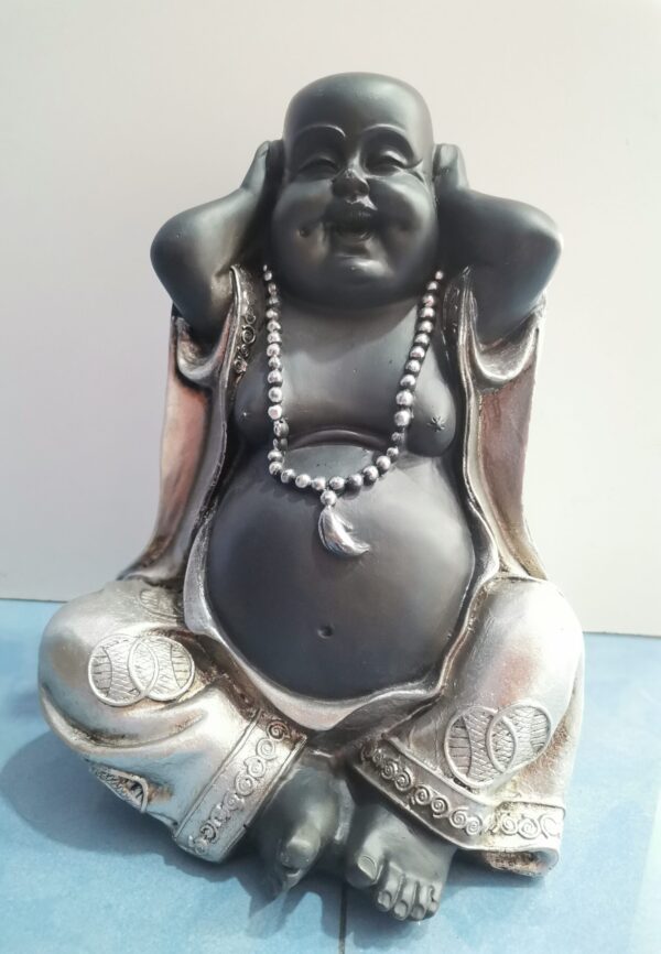 BUDHA ABUNDANCIA NEGRO Y DORADO