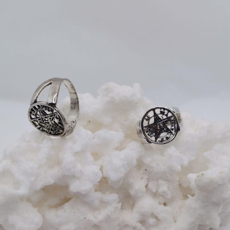 ANILLO PLATA TETRAGRAMATON