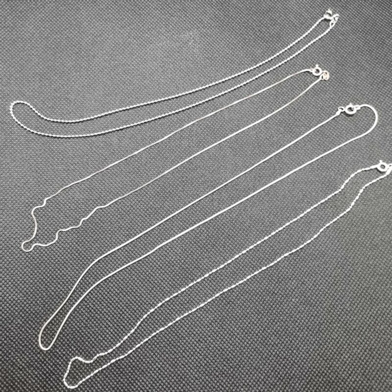 CADENA PLATA 40 CENTIMETROS