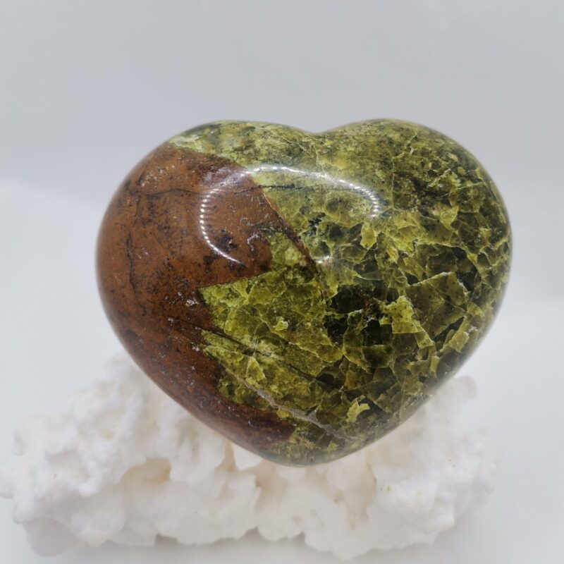 CORAZON OPALO VERDE 307 GRAMOS