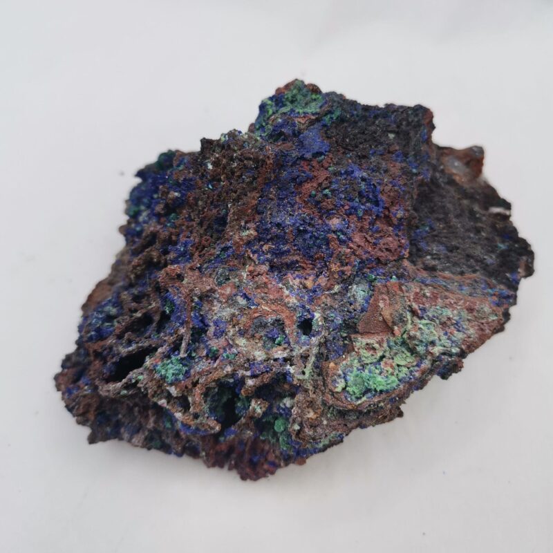DRUSA MALAQUITA CON AZURITA 265 GRAMOS