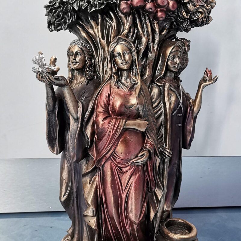 FIGURA TRIPLE DIOSA CELTA 40 CM