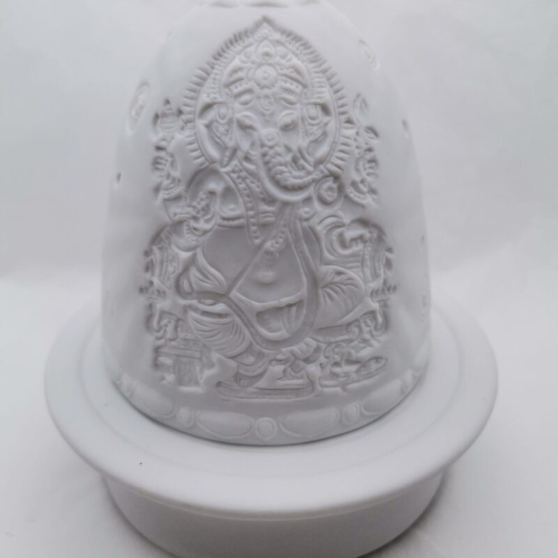 LAMPARA DE GANESHA BLANCA