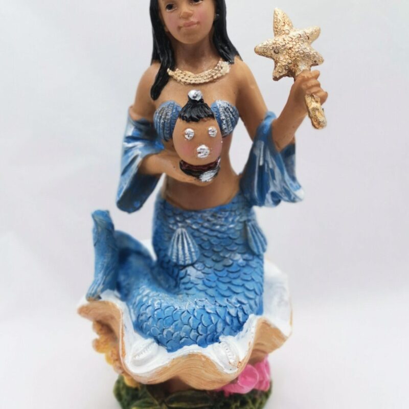 YEMANYA AZUL SENTADA 20 CM