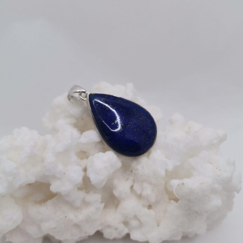 COLGANTE PLATA LAPISLAZULI LAGRIMA
