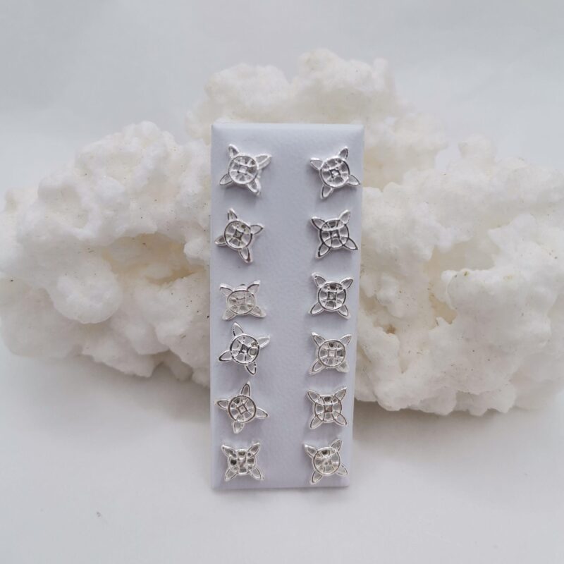 PENDIENTE PLATA NUDO DE BRUJAS ROSCA