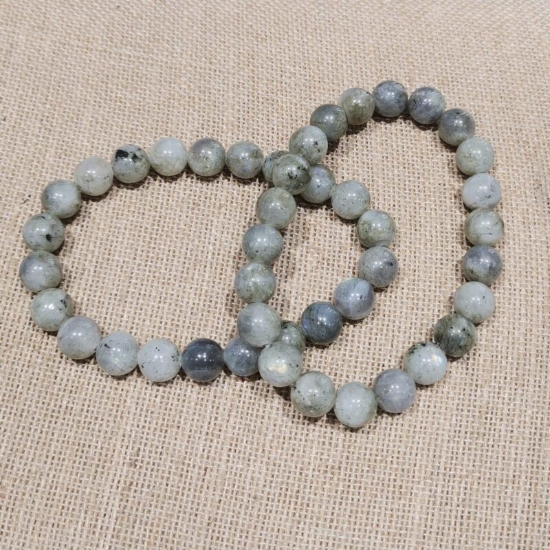 PULSERA MINERAL 10 MM LABRADORITA HOMBRE