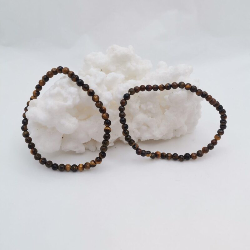 PULSERA MINERAL 4 MM OJO DE TIGRE