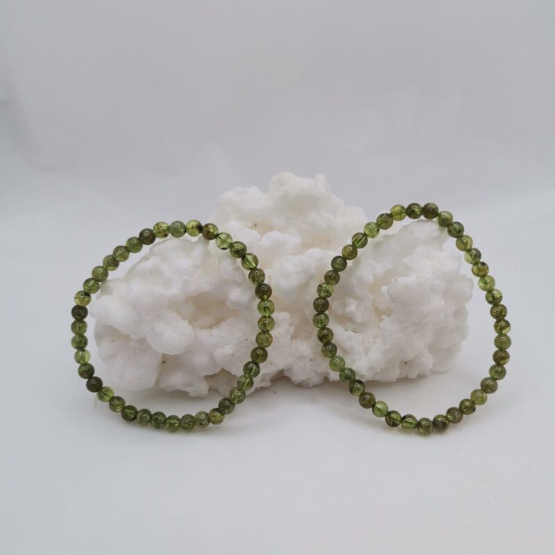 PULSERA MINERAL PERIDOTO 5 MM