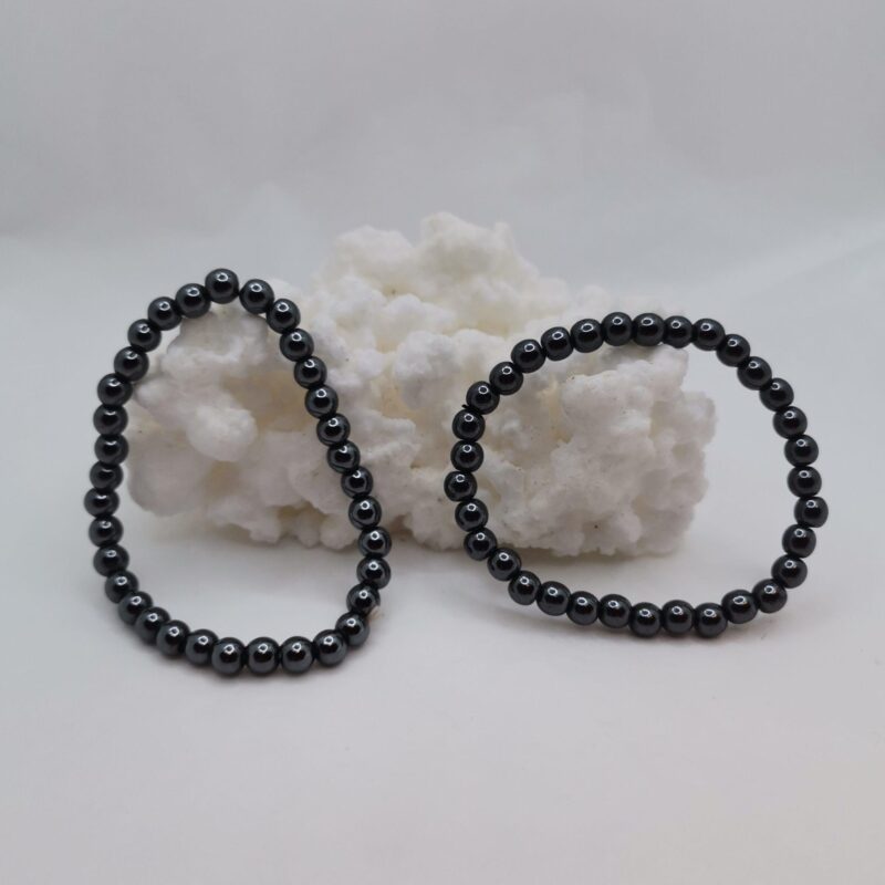 PULSERA MINERAL 6 MM HEMATITE
