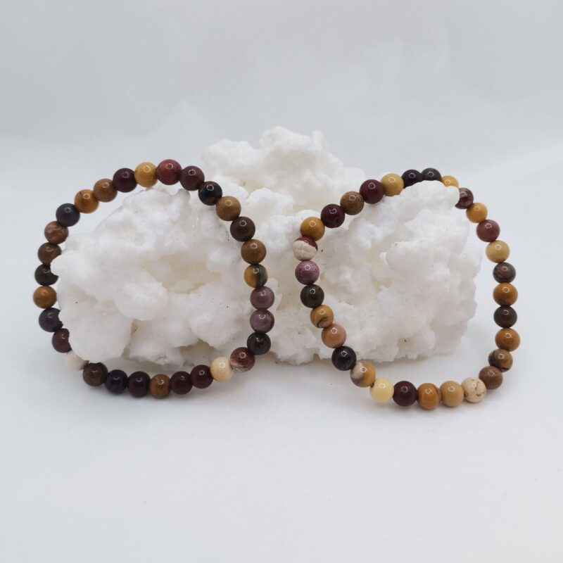PULSERA MINERAL 6 MM MOKAITA