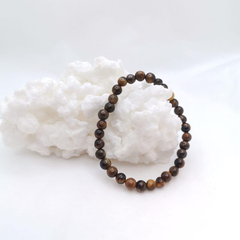 PULSERA MINERAL 6 MM OJO DE TIGRE
