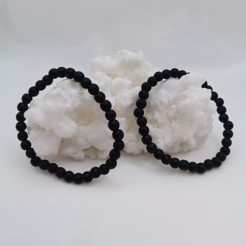 PULSERA MINERAL SHUNGIT RECONSTRUIDA 8 MM
