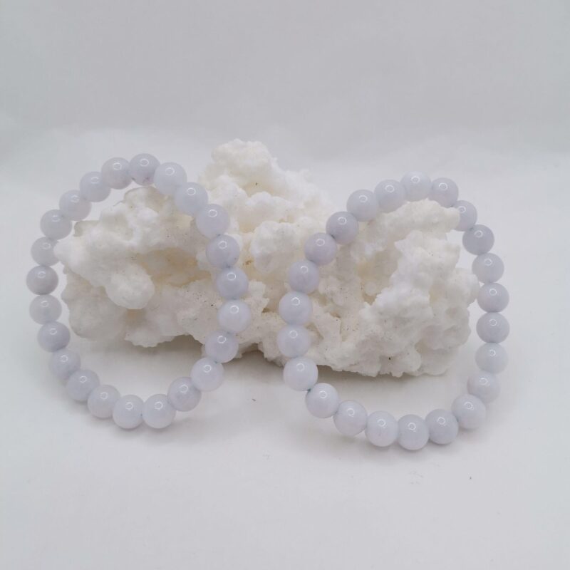 PULSERA MINERAL 8 MM AGUAMARINA EXTRA