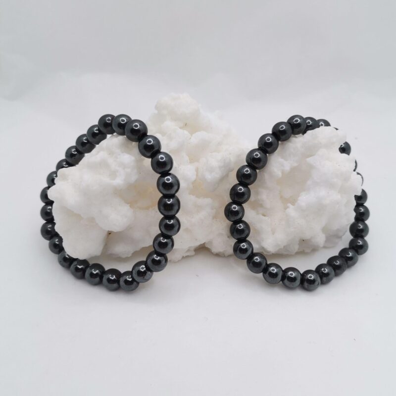 PULSERA MINERAL 8 MM HEMATITE
