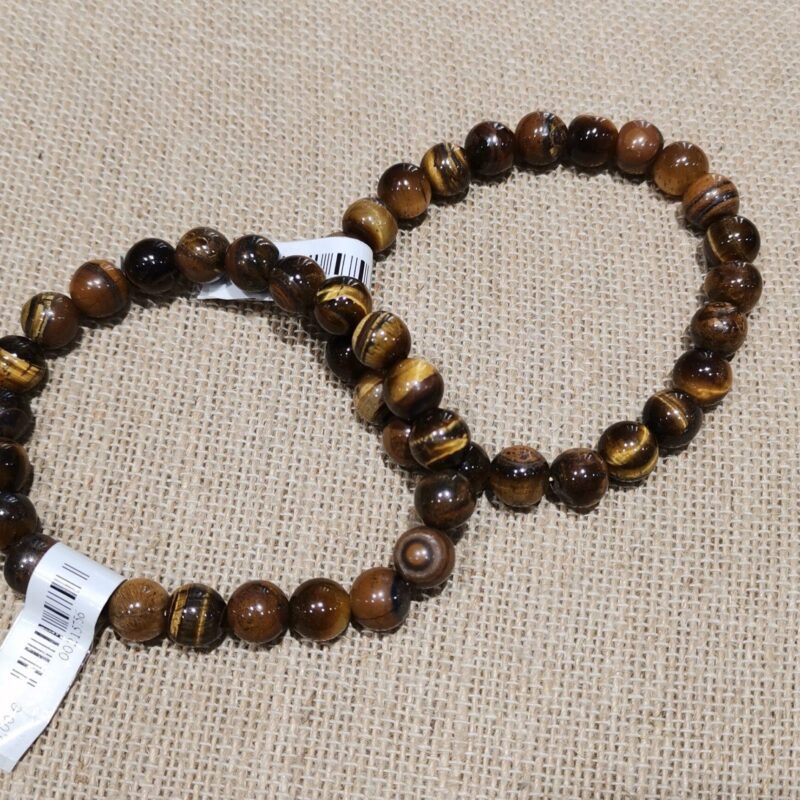 PULSERA MINERAL 8 MM OJO DE TIGRE