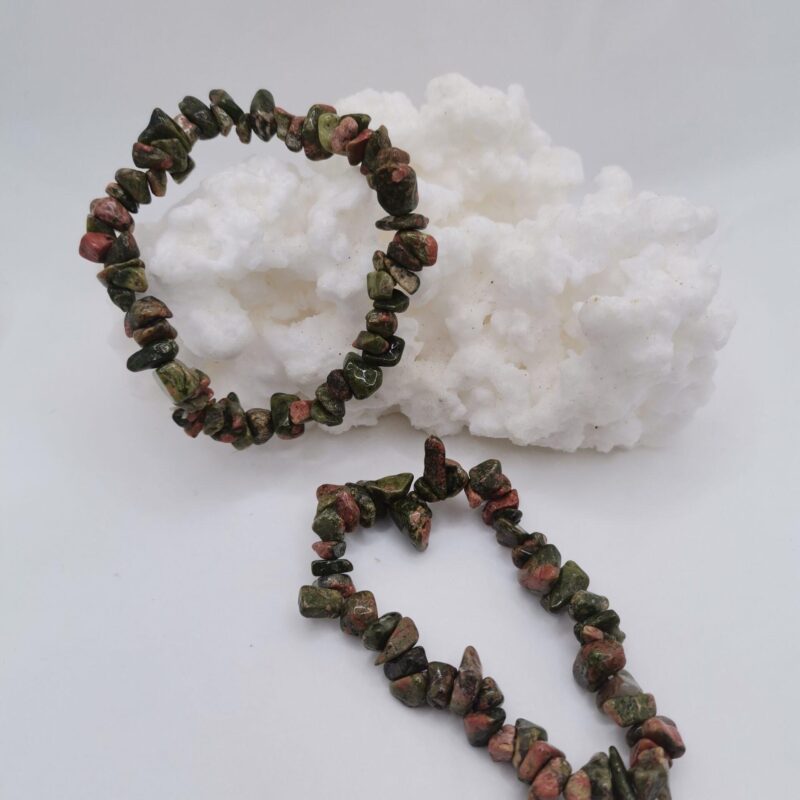 PULSERA MINERAL CHIP UNAKITA