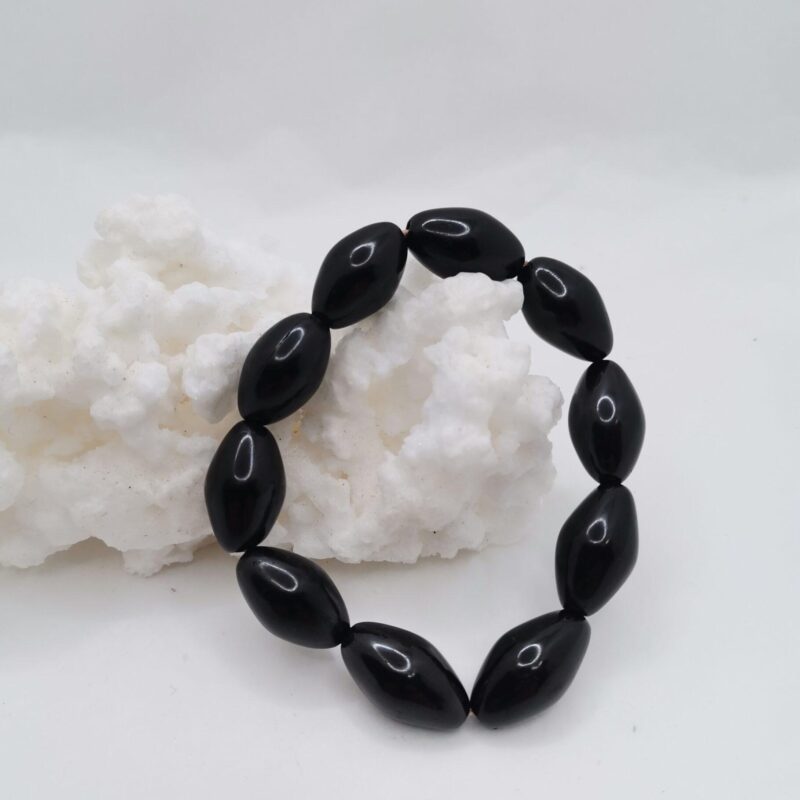 PULSERA MINERAL SEMILLA AZABACHE