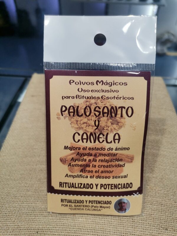 BOLSA PALO SANTO RITUALIZADO CON CANELA