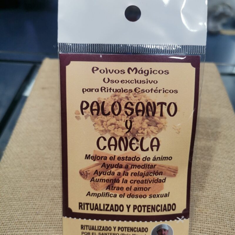 BOLSA PALO SANTO RITUALIZADO CON CANELA