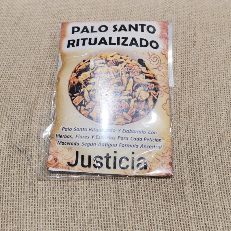 BOLSA PALO SANTO RITUALIZADO JUSTICIA