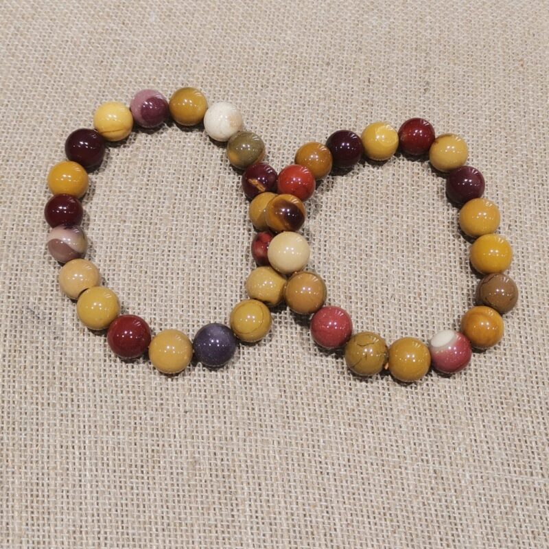 PULSERA MINERAL MOKAITA 10 MM