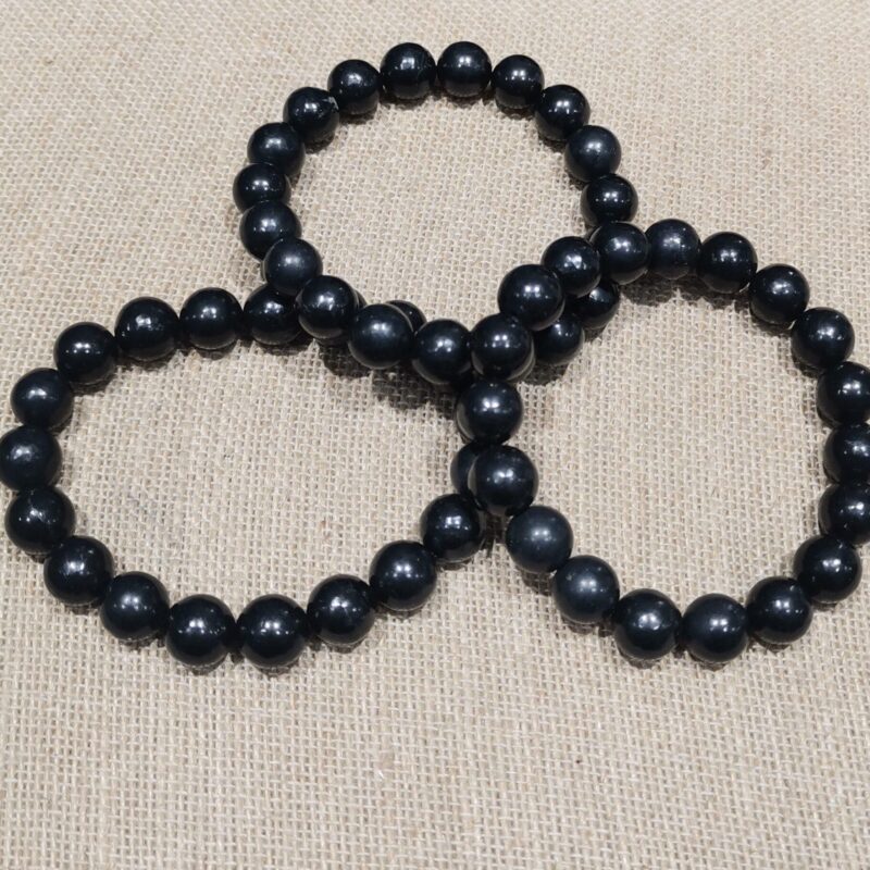 PULSERA MINERAL 10 MM SHUNGIT EXTRA