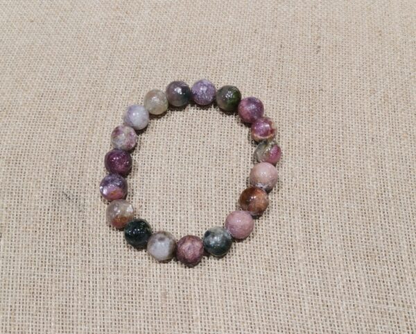 PULSERA MINERAL TURMALINA SANDIA 8 MM